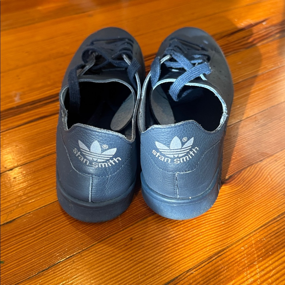 ADIDAS Stan Smith Leather 'Navy' New (Size 9.5 men's) - Picture 4 of 5